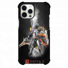 Dota 2 Dragon Knight Phone Case For iPhone Samsung Galaxy Pixel OnePlus Vivo Xiaomi Asus Sony Motorola Nokia - Dragon Knight Grey Pattern Art Background