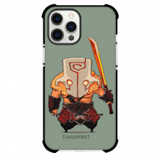 Dota 2 Juggernaut Phone Case For iPhone Samsung Galaxy Pixel OnePlus Vivo Xiaomi Asus Sony Motorola Nokia - Juggernaut Green Pattern Background