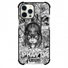 Dota 2 Phantom Assasin Phone Case For iPhone Samsung Galaxy Pixel OnePlus Vivo Xiaomi Asus Sony Motorola Nokia - Phantom Assasin Wear Metal Mask Sketch Art