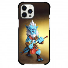 Dota 2 Phantom Lancer Phone Case For iPhone Samsung Galaxy Pixel OnePlus Vivo Xiaomi Asus Sony Motorola Nokia - Phantom Lancer Sky Skin Color and Yellow Pattern Background