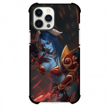 Dota 2 Queen of Pain Phone Case For iPhone Samsung Galaxy Pixel OnePlus Vivo Xiaomi Asus Sony Motorola Nokia - Queen of Pain Looking Hot in Red Costume Art