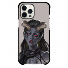 Dota 2 Queen of Pain Phone Case For iPhone Samsung Galaxy Pixel OnePlus Vivo Xiaomi Asus Sony Motorola Nokia - Queen of Pain have Red Eyes and Slicy Lips