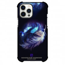 Dota 2 Vengeful Spirit Phone Case For iPhone Samsung Galaxy Pixel OnePlus Vivo Xiaomi Asus Sony Motorola Nokia - Vengeful Spirit Navy Shade Leaf Art with Black Background