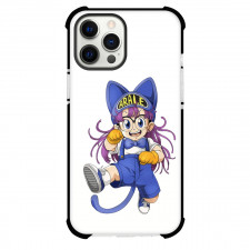 Dr.Slump Arale Norimaki Phone Case For iPhone And Samsung Galaxy Devices - Arale Norimaki Cat Costume Illustration