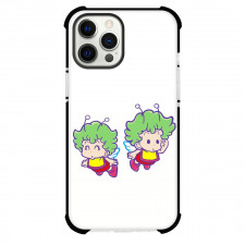 Dr.Slump Gatchan Phone Case For iPhone And Samsung Galaxy Devices - Gatchan 1 and 2 Flying Illustration