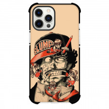 Dr.Slump Phone Case For iPhone And Samsung Galaxy Devices - Senbei and Arale Norimaki Portait White Background