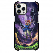 Dragon Quest Crono Case For iPhone Samsung Galaxy Pixel OnePlus Vivo Xiaomi Asus Sony Motorola Nokia - Crono Screaming Electric Aura