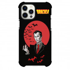 Dracula Phone Case For iPhone And Samsung Galaxy Devices - Dracula Smoking Portrait Comic Art