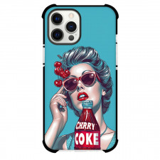 Cherry Coke Phone Case For iPhone Samsung Galaxy Pixel OnePlus Vivo Xiaomi Asus Sony Motorola Nokia - Cherry Coke 1950s Pin-Up Girls Illustration Art Poster