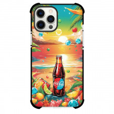 Coca-Cola For iPhone Samsung Galaxy Pixel OnePlus Vivo Xiaomi Asus Sony Motorola Nokia - Coca-Cola Bottle In Beach Illustration