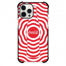 Coca-Cola For iPhone Samsung Galaxy Pixel OnePlus Vivo Xiaomi Asus Sony Motorola Nokia - Coca-Cola Bottle Stripes Pattern Art