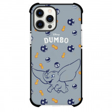 Dumbo Phone Case For iPhone Samsung Galaxy Pixel OnePlus Vivo Xiaomi Asus Sony Motorola Nokia - Dumbo Blue Sketch Art with Ball Gey Background