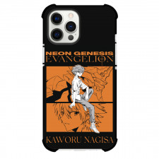 Neon Genesis Evangelion Kaworu Nagisa Phone Case For iPhone And Samsung Galaxy Devices - Kaworu Nagisa Sitting On Black Background