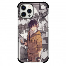 86 Eighty Six Shinei Nouzen Phone Case For iPhone Samsung Galaxy Pixel OnePlus Vivo Xiaomi Asus Sony Motorola Nokia - Shinei Nouzen Standing Anime Art On Grayscale Background