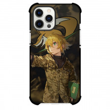 86 Eighty Six Theoto Rikka Phone Case For iPhone Samsung Galaxy Pixel OnePlus Vivo Xiaomi Asus Sony Motorola Nokia - Theoto Rikka Standing On Laughing Fox Logo Background