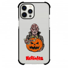 A Nightmare On Elm Street Freddy Krueger Phone Case For iPhone And Samsung Galaxy Devices - Freddy Krueger With Pumpkin Sticker
