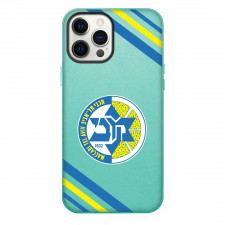 Maccabi Tel Aviv Basketball Club Phone Case For iPhone Samsung Galaxy Pixel OnePlus Vivo Xiaomi Asus Sony Motorola Nokia - Large Logo With Stripe
