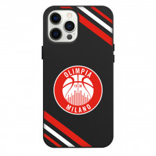 Pallacanestro Olimpia Milano Phone Case For iPhone Samsung Galaxy Pixel OnePlus Vivo Xiaomi Asus Sony Motorola Nokia - Large Logo With Stripe