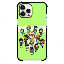Eyeshield 21 Case For iPhone Samsung Galaxy Pixel OnePlus Vivo Xiaomi Asus Sony Motorola Nokia - Characters Chibi Art Neon Green Background