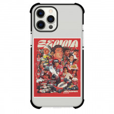F1 Formula One Ayrton Senna Phone Case For iPhone Samsung Galaxy Pixel OnePlus Vivo Xiaomi Asus Sony Motorola Nokia - Ayrton Senna Retro Collage Square Sticker