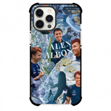 F1 Formula One Alexander Albon Case For iPhone Samsung Galaxy Pixel OnePlus Vivo Xiaomi Asus Sony Motorola Nokia - Aesthetic Blue Collage