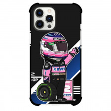 F1 Formula One Alexander Albon Case For iPhone Samsung Galaxy Pixel OnePlus Vivo Xiaomi Asus Sony Motorola Nokia - Holding a Wheel Chibi Art
