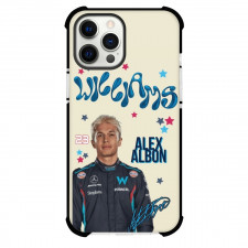 F1 Formula One Alexander Albon Case For iPhone Samsung Galaxy Pixel OnePlus Vivo Xiaomi Asus Sony Motorola Nokia - Liquid Metal Text Art