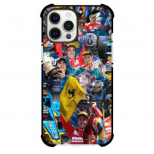 F1 Formula One Fernando Alonso Case For iPhone Samsung Galaxy Pixel OnePlus Vivo Xiaomi Asus Sony Motorola Nokia - Collage Art