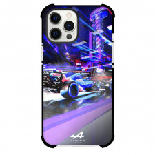 F1 Formula One Team Alpine Case For iPhone Samsung Galaxy Pixel OnePlus Vivo Xiaomi Asus Sony Motorola Nokia - Glitch Effect Portrait