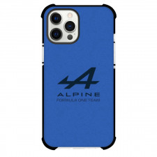 F1 Formula One Team Alpine Case For iPhone Samsung Galaxy Pixel OnePlus Vivo Xiaomi Asus Sony Motorola Nokia - Logo Poster Blue Background
