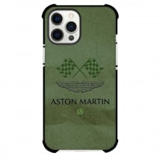 F1 Formula One Team Aston Martin Case For iPhone Samsung Galaxy Pixel OnePlus Vivo Xiaomi Asus Sony Motorola Nokia - Race Flag Logo Poster