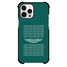 F1 Formula One Aston Martin Phone Case For iPhone And Samsung Galaxy Devices - Aston Martin Word Art On Green Background