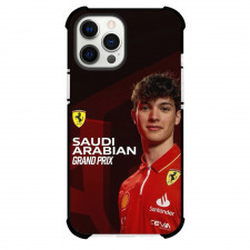 F1 Formula One Oliver Bearman Case For iPhone Samsung Galaxy Pixel OnePlus Vivo Xiaomi Asus Sony Motorola Nokia - Red Graphic Design Poster