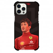 F1 Formula One Charles Leclerc Case For iPhone Samsung Galaxy Pixel OnePlus Vivo Xiaomi Asus Sony Motorola Nokia - Cartoon Portrait