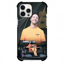 F1 Formula One Daniel Ricciardo Case For iPhone Samsung Galaxy Pixel OnePlus Vivo Xiaomi Asus Sony Motorola Nokia - Geometric Pattern Background