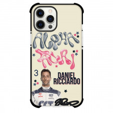 F1 Formula One Daniel Ricciardo Case For iPhone Samsung Galaxy Pixel OnePlus Vivo Xiaomi Asus Sony Motorola Nokia - Liquid Metal Text Art