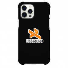 F1 Formula One Daniel Ricciardo Phone Case For iPhone And Samsung Galaxy Devices - Daniel Ricciardo Logo On Black Background