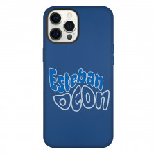 F1 Formula One Esteban Ocon Case For iPhone Samsung Galaxy Pixel OnePlus Vivo Xiaomi Asus Sony Motorola Nokia - Blue Text Sticker Art