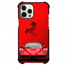 F1 Formula One Team Ferrari Case For iPhone Samsung Galaxy Pixel OnePlus Vivo Xiaomi Asus Sony Motorola Nokia - Car with Logo Background
