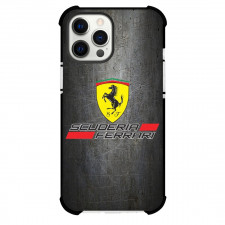 F1 Formula One Team Ferrari Case For iPhone Samsung Galaxy Pixel OnePlus Vivo Xiaomi Asus Sony Motorola Nokia - Logo Scratch Wall Background