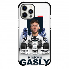 F1 Formula One Pierre Gasly Case For iPhone Samsung Galaxy Pixel OnePlus Vivo Xiaomi Asus Sony Motorola Nokia - Fierce Portrait White Background