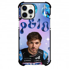 F1 Formula One Pierre Gasly Case For iPhone Samsung Galaxy Pixel OnePlus Vivo Xiaomi Asus Sony Motorola Nokia - Futuristic Gleam Poster