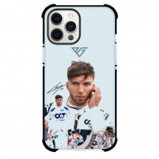 F1 Formula One Pierre Gasly Case For iPhone Samsung Galaxy Pixel OnePlus Vivo Xiaomi Asus Sony Motorola Nokia - Minimalist Logo Portrait