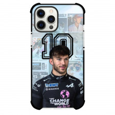 F1 Formula One Pierre Gasly Case For iPhone Samsung Galaxy Pixel OnePlus Vivo Xiaomi Asus Sony Motorola Nokia - Portrait Collage Background