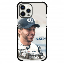 F1 Formula One Pierre Gasly Case For iPhone Samsung Galaxy Pixel OnePlus Vivo Xiaomi Asus Sony Motorola Nokia - Smiling Portrait Art