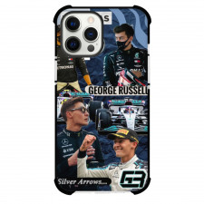 F1 Formula One George Russell Case For iPhone Samsung Galaxy Pixel OnePlus Vivo Xiaomi Asus Sony Motorola Nokia - Petron Collage Art