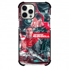 F1 Formula One George Russell Case For iPhone Samsung Galaxy Pixel OnePlus Vivo Xiaomi Asus Sony Motorola Nokia - Red Shade Poster