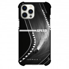 F1 Formula One Phone Case For iPhone And Samsung Galaxy Devices - F1 Formula One Gayscale Speed Poster