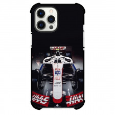 F1 Formula One Team Haas Case For iPhone Samsung Galaxy Pixel OnePlus Vivo Xiaomi Asus Sony Motorola Nokia - White Racing Car