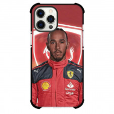 F1 Formula One Lewis Hamilton Phone Case For iPhone And Samsung Galaxy Devices - Lewis Hamilton In Ferrari Suit